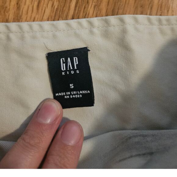 VINTAGE GAP Fall '03 Y2K Minimalist Khaki Skort Size 5 Girl ~ Preppy Retro - Picture 7 of 9